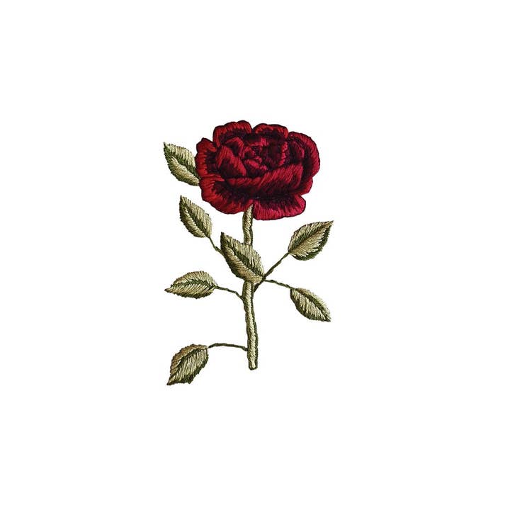 Paire de tatouages de roses cousues pour la vente par Tattly