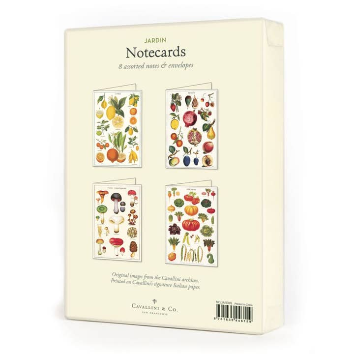 Bobangles - Wholesale Stationery/notecard set - Cavallini Boxed Notecards - Gardening1