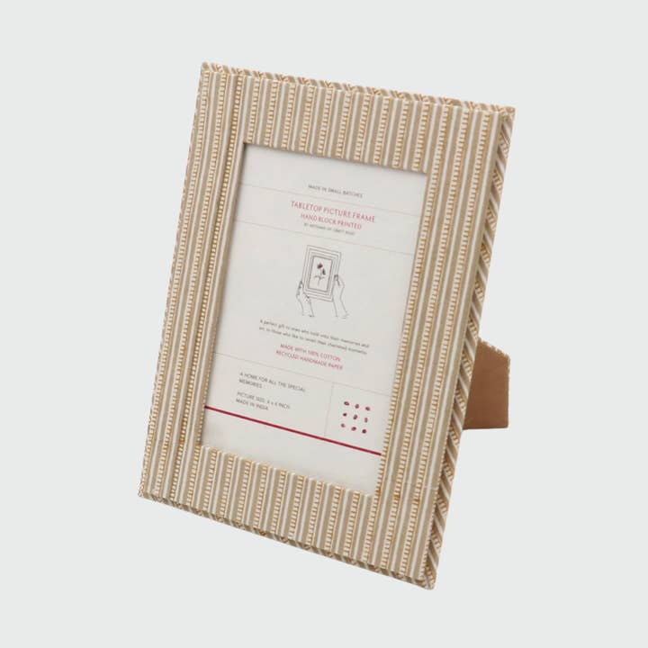 Clémence Picture Frame, Mustard for wholesale by MAISON POIRE