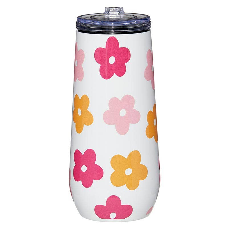 Santa Barbara Design Studio by Creative Brands - Wholesale Insulated Mug/Tumbler - Champagne Tumbler - Flowers0