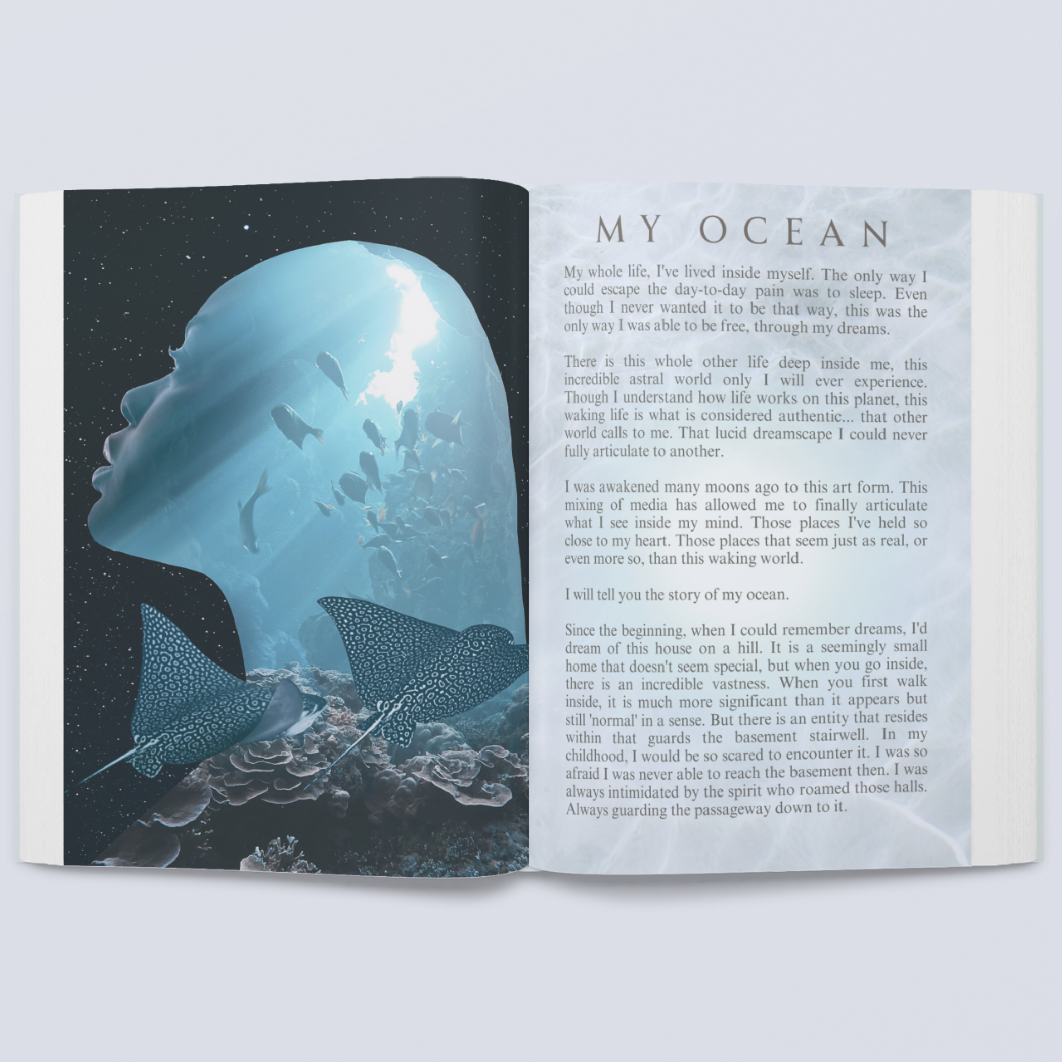 LevietateCo - Vente Cartes de tarot - Oracle Salt Water Spirit | Oracle Océanique | Détails en feuille holographique4