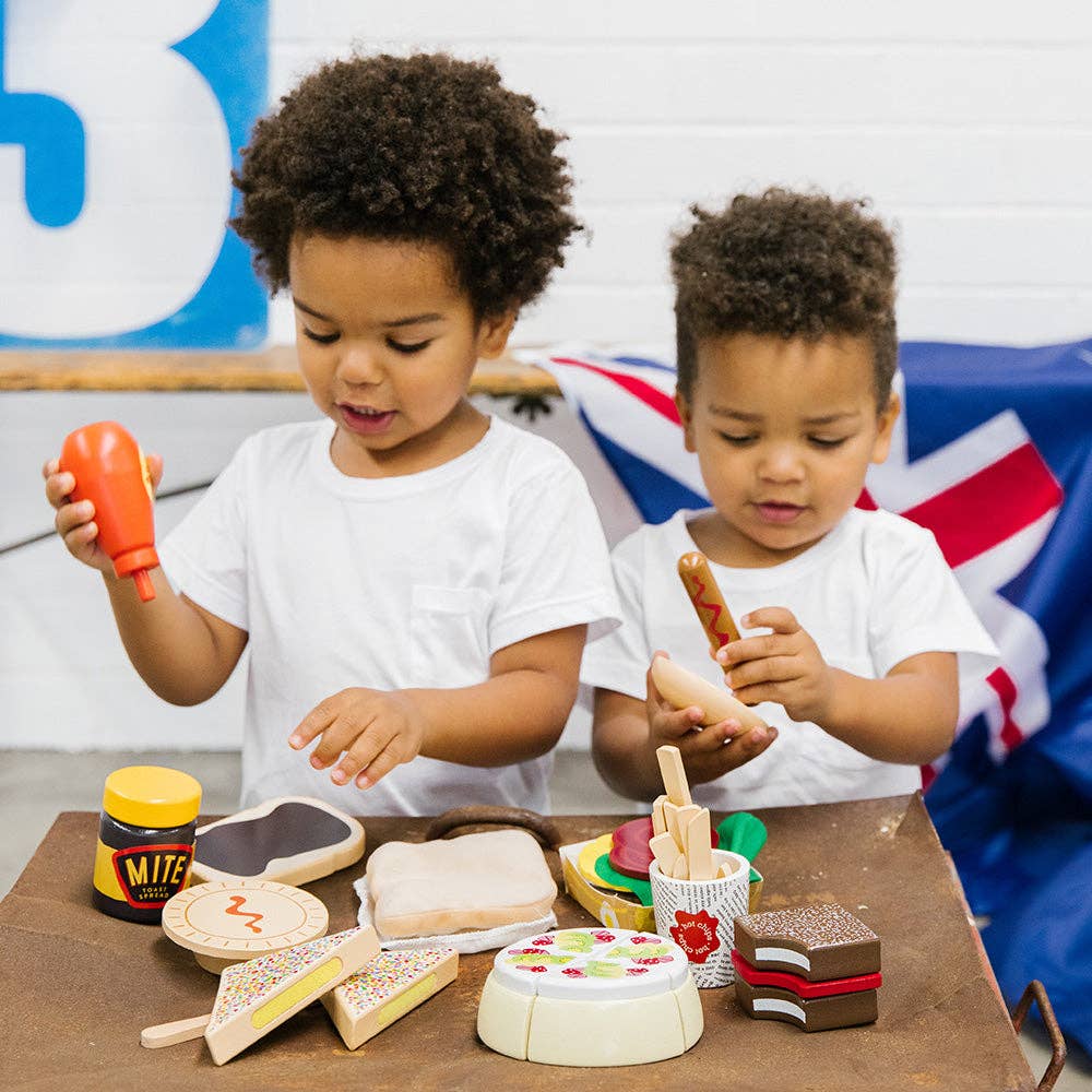 Make Me Iconic - Wholesale Toy Set - Kids - WOODEN TOY - AUSSIE FOOD1