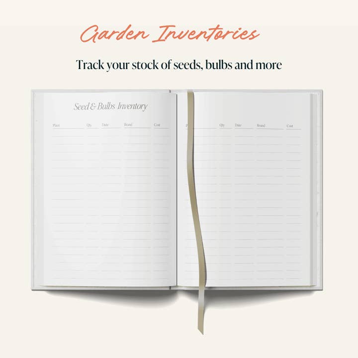 Yop & Tom USA | Design-led Stationery - Wholesale Journal/Diary - Gardening Guided Journal Bloom | Hardcover | A56