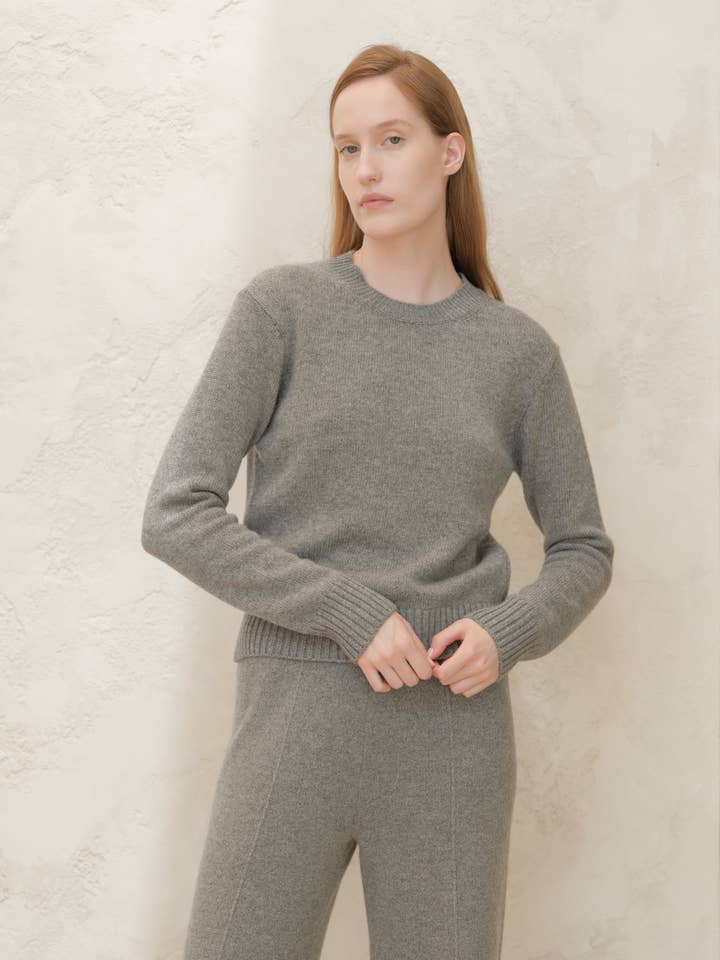 Lèmme - Wholesale Knit Sweater - Women's - Cashmere blend crewneck sweater