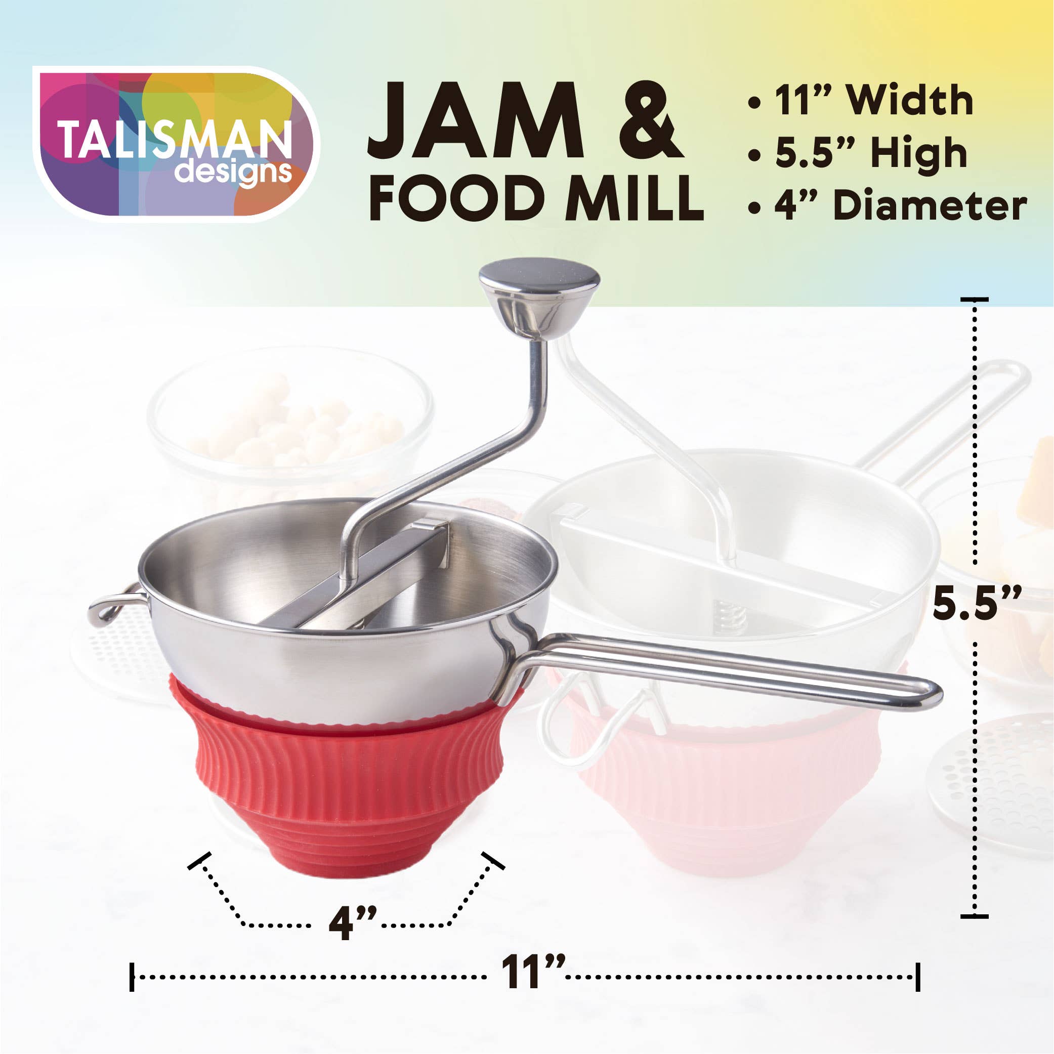 Wholesale Jam and Food Mill Kitchen Gadget for your store Faire
