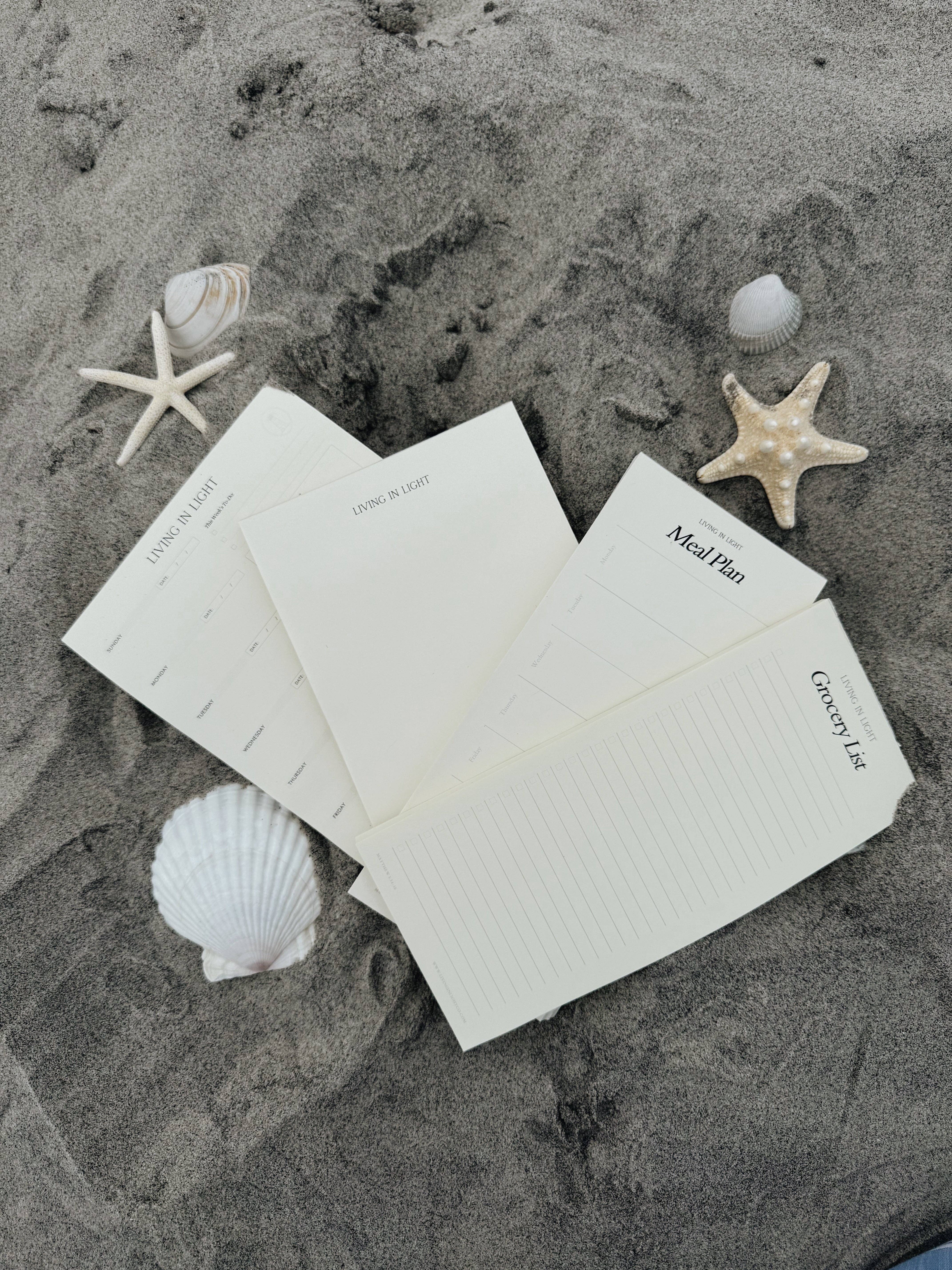 Living In Light - Wholesale Notepad - Living in Light Faith-Based Meal Planning and Prep Notepad3