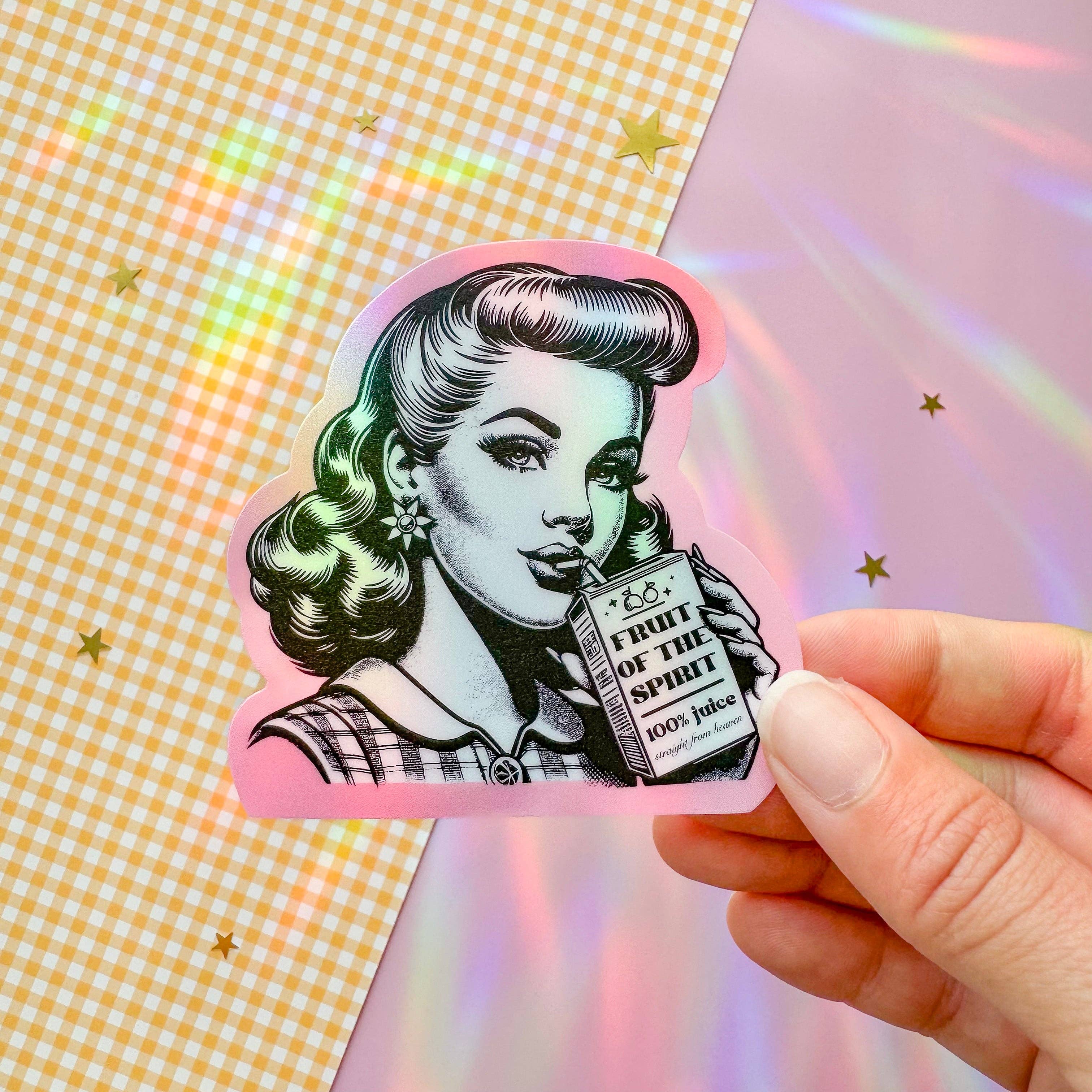 Peony&June Illustration - Wholesale Sticker - Fruit of The Spirit Sticker0