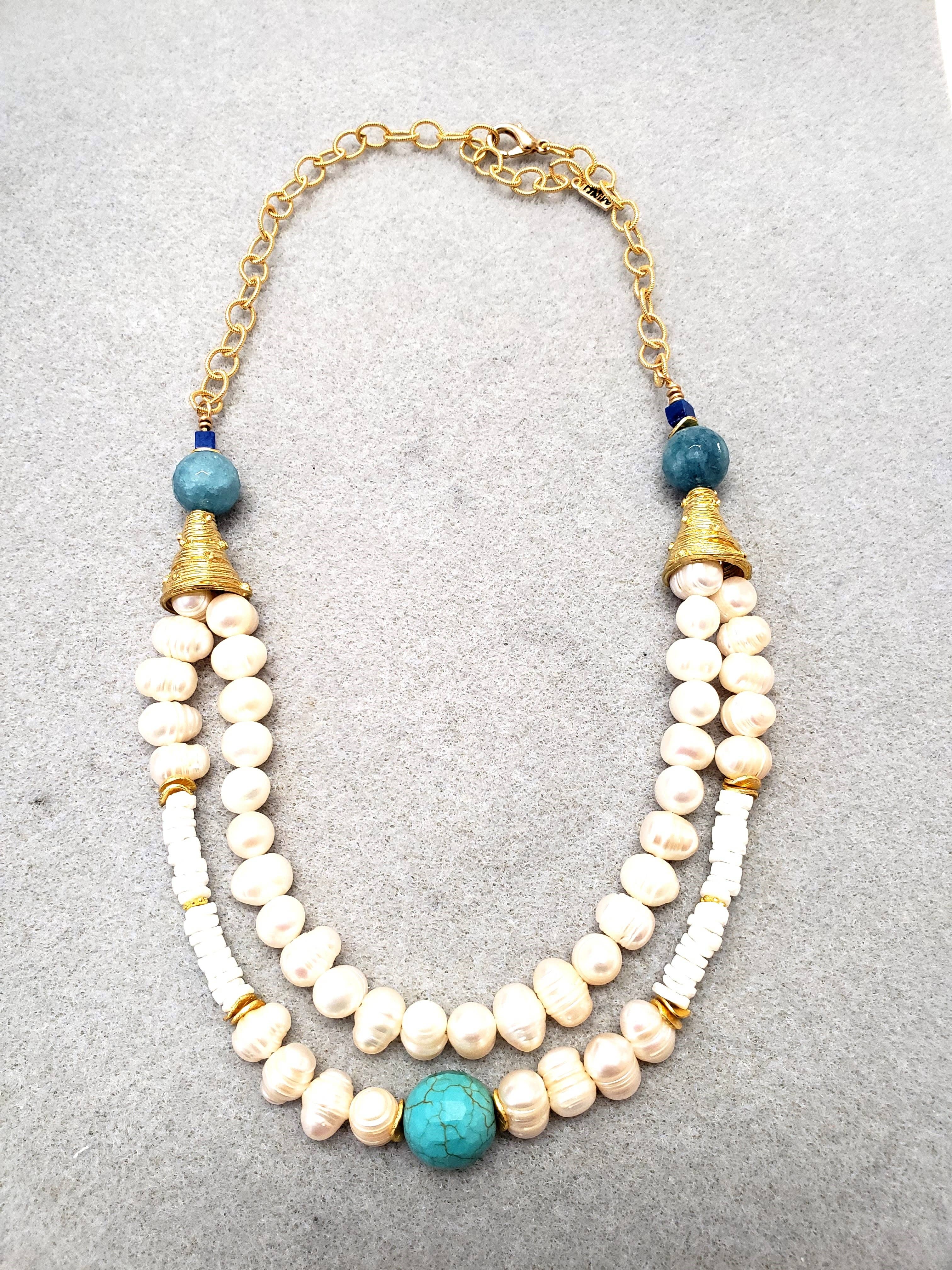 MINU Jewels - Wholesale Beaded/Pearl Necklace - Faros Necklace2