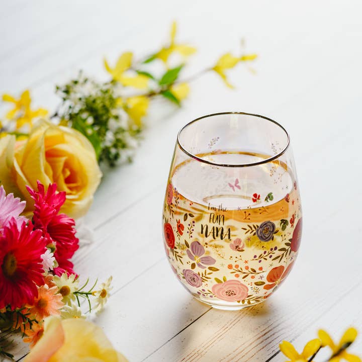 Pavilion - Wholesale Wine Glass - Nana - 18 oz Stemless Wine Glass