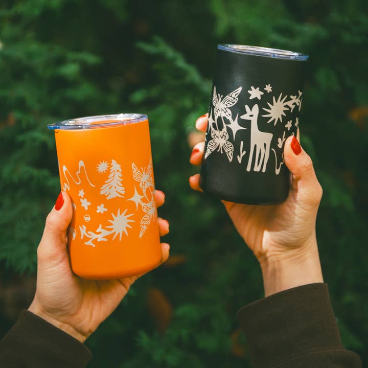 Tender Loving Empire - Wholesale Insulated Mug/Tumbler - Nature Flash Thermal Tumbler (Orange)