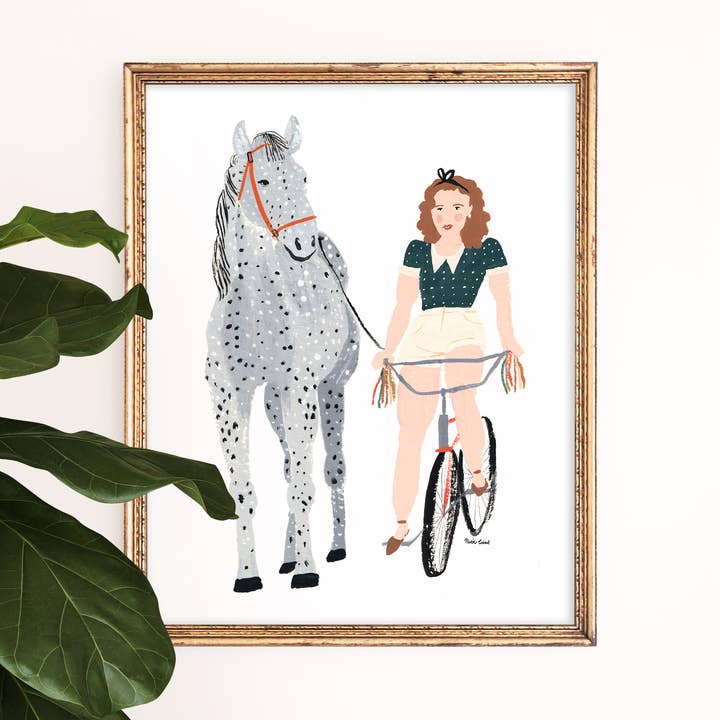 « A Girl & Her Horse » Giclée Fine Art pour la vente par On Lane Avenue