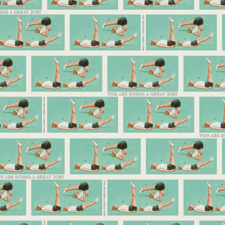 offensivedelightful - Wholesale Flat Wrap - GREAT FING JOB! Giftwrap roll of 22