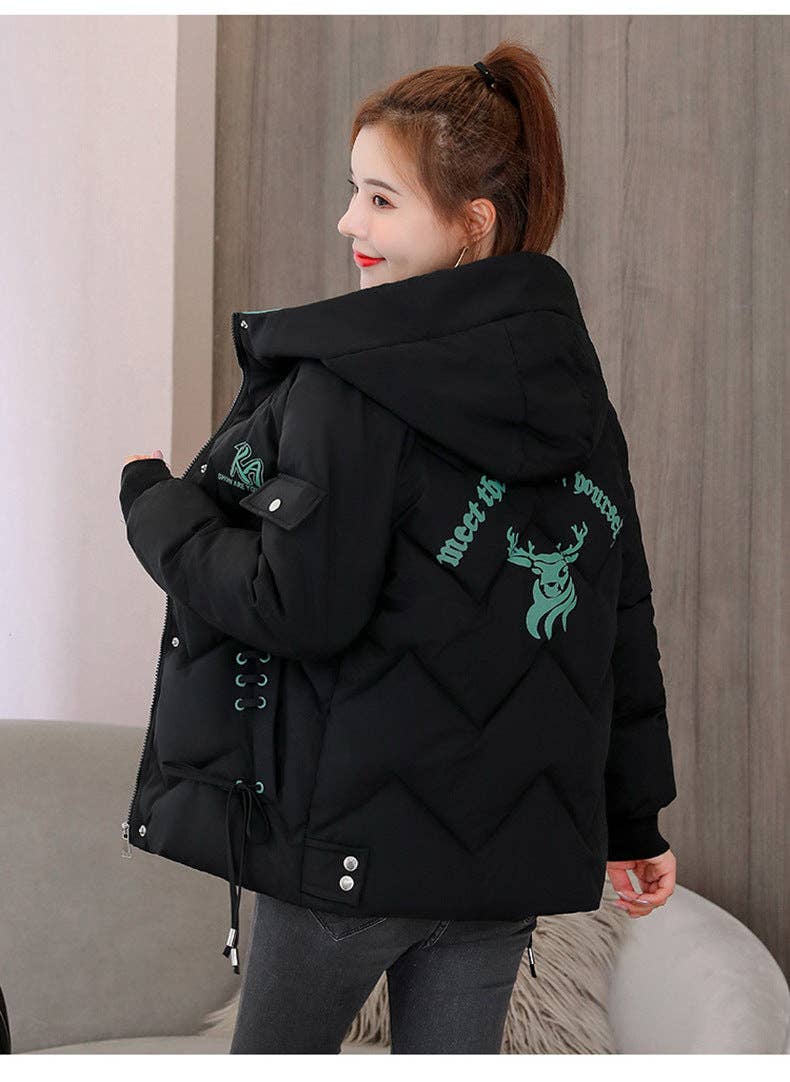 Marayn - Wholesale Puffer Jacket - Women's - Chic 2025 Winter Puffer Jacket Korean Style Warm Loose #225