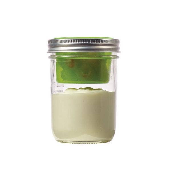 Fox Run Brands - Wholesale Food Storage Container - Jarware Snack Pack Lid, Wide Mouth Mason Jar, Green4