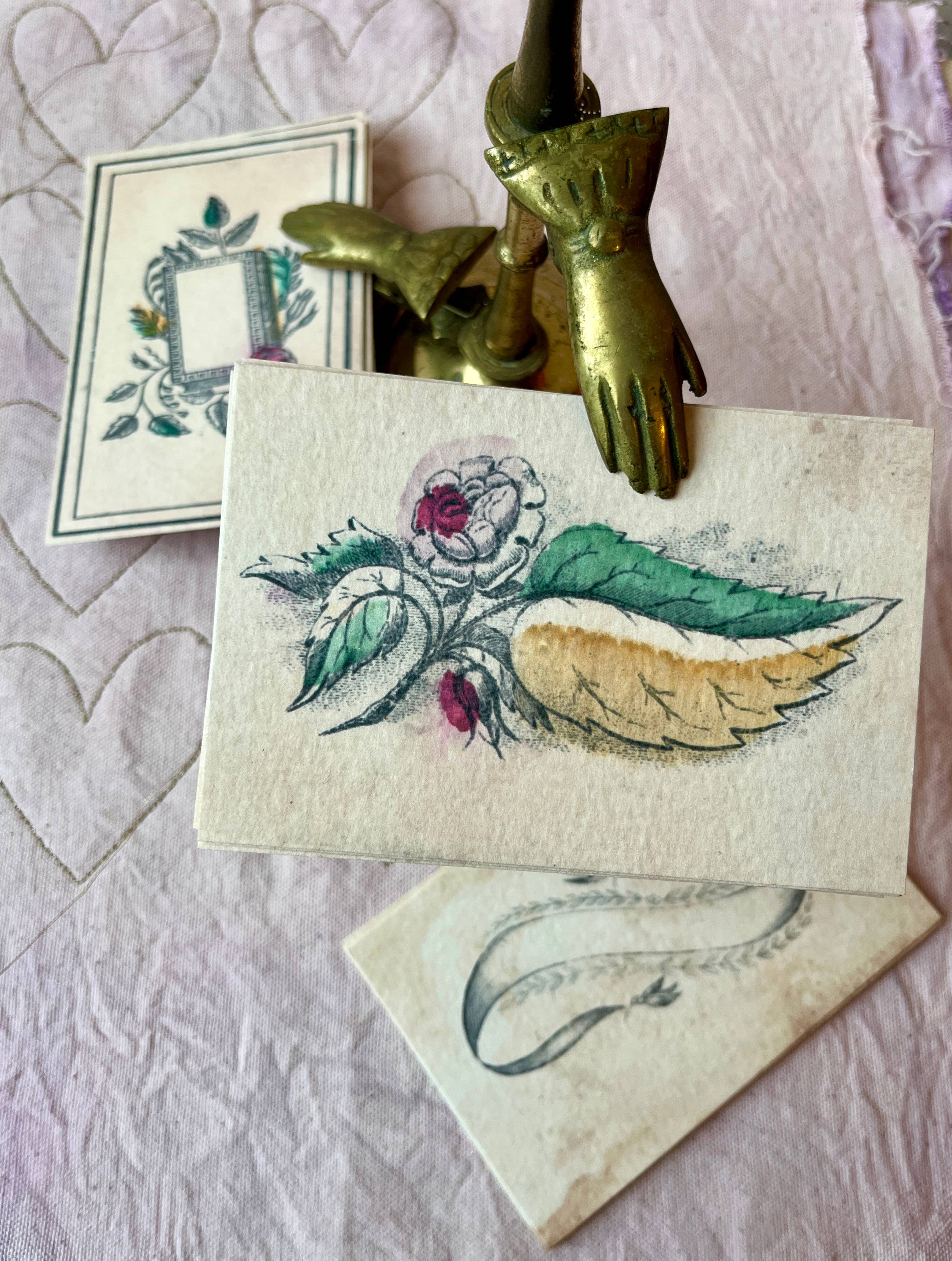 Parcel – wholesale Stationery/notecard set – Vintage Inspired Calling Cards3