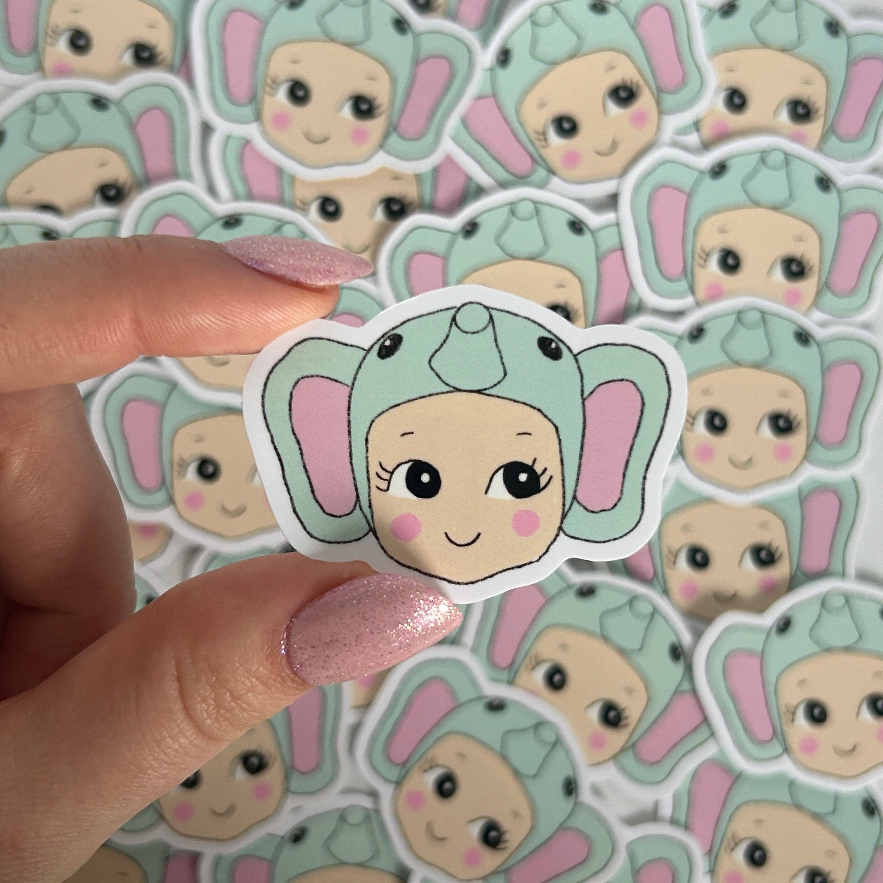 Nany Craft Shop - Wholesale Sticker - Baby Elephant Sticker2