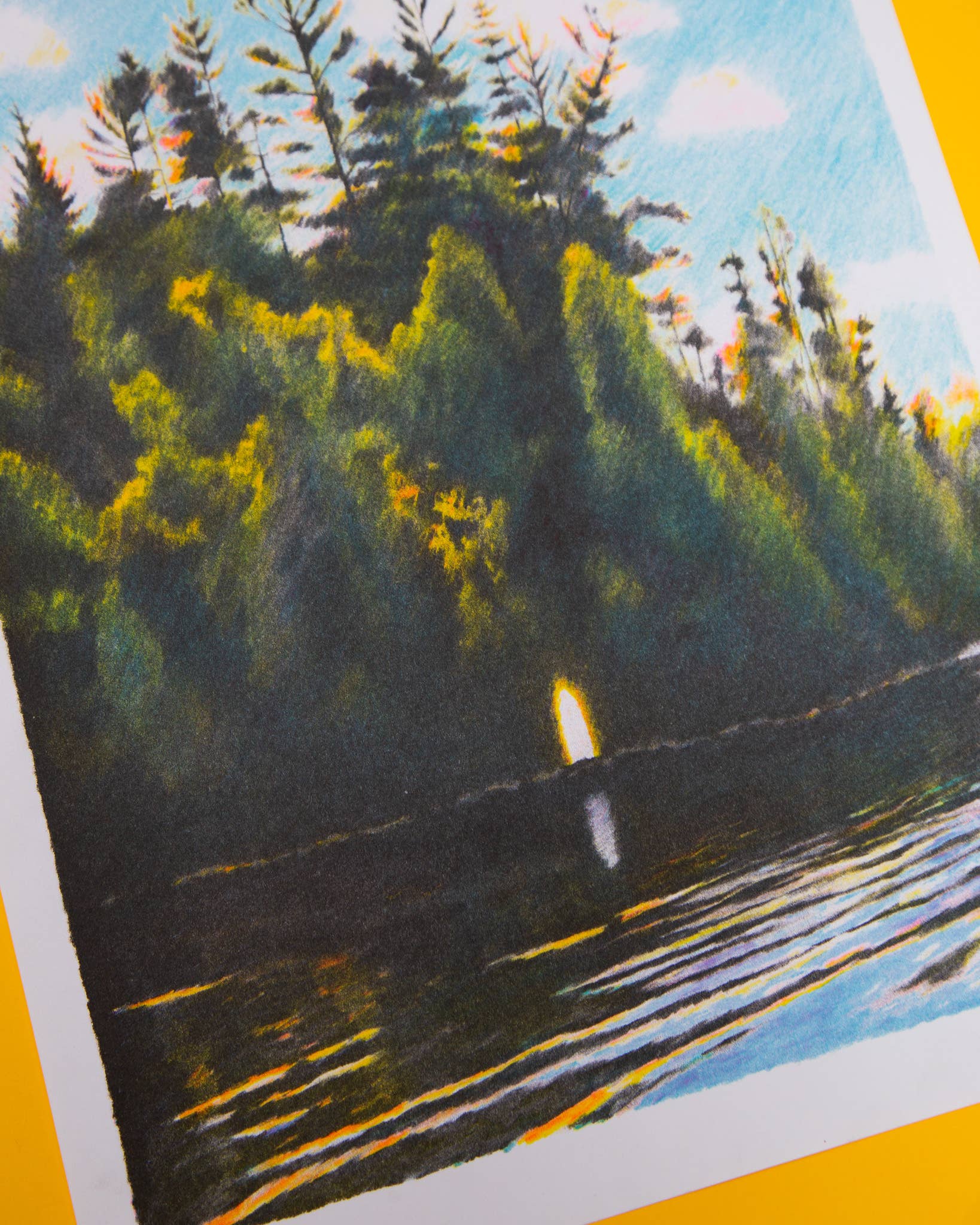 KIBLIND Atelier - Wholesale Poster - A3 Poster - Clément Thoby - Falcon Lake — Charlotte Le Bon3