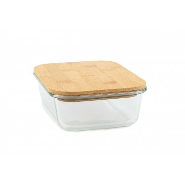 YOKO DESIGN - Wholesale Food Storage Container - Glass containers with bamboo lid 1000 ml1