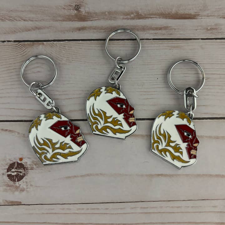 Dr. Wagner Luchador Lucha Libre Keychain for wholesale by Viva Greetings