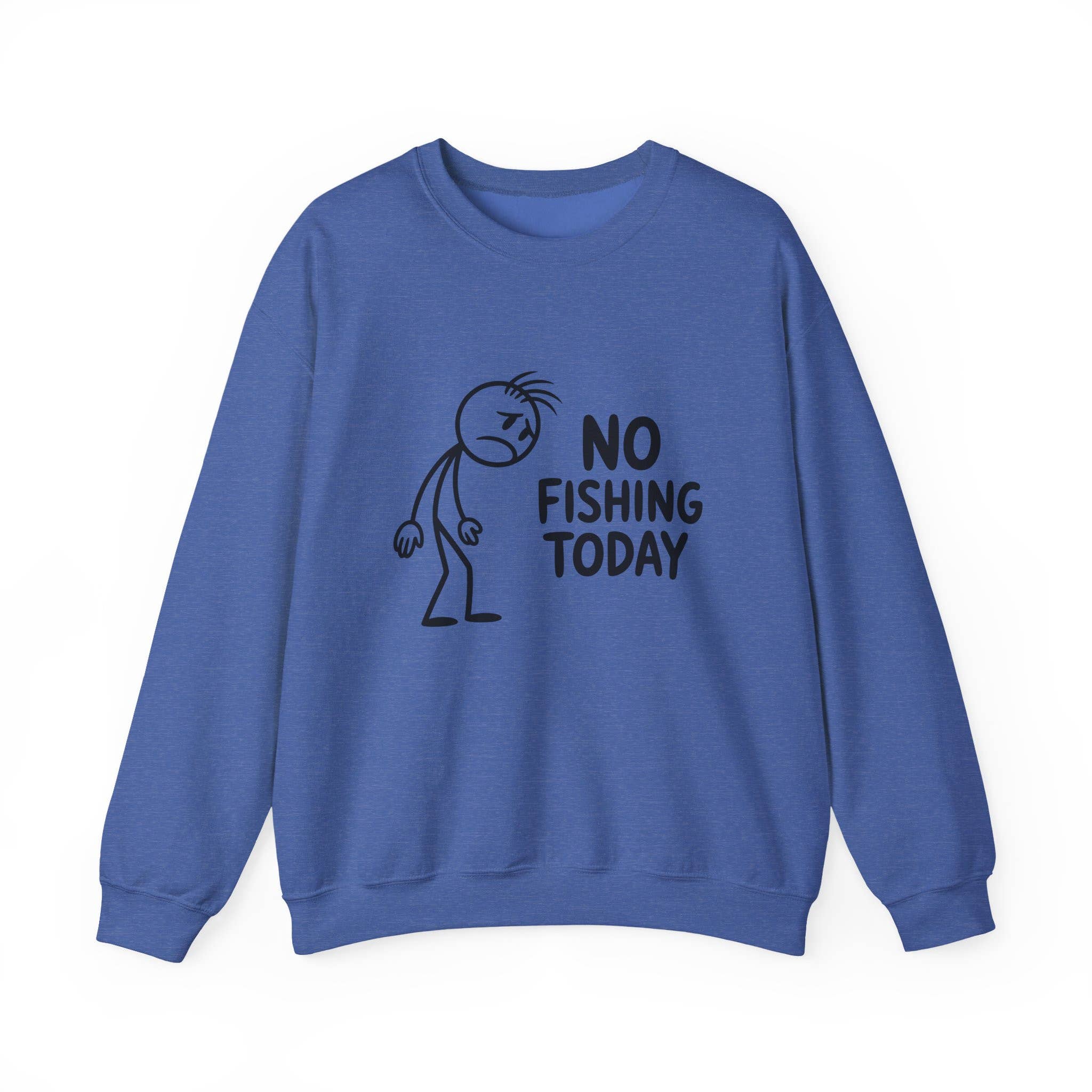 L&L T-Shirt Company - Wholesale Graphic Sweatshirt - Unisex - No Fishing Today Crewneck Sweatshirt – Funny Anti-Fishing 15