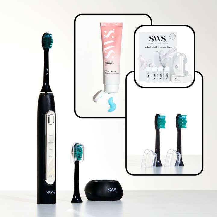 The Smile Care Bundle in Black for wholesale by Sparkling White Smile
