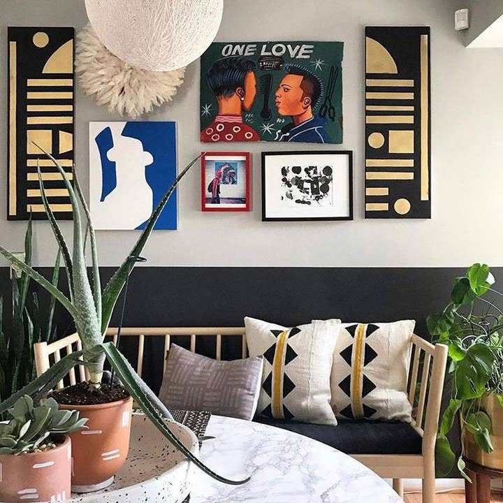 xN Studio - Vente Housse de coussin - BD-2 Housse d'oreiller en tissu de boue peinte à la main1