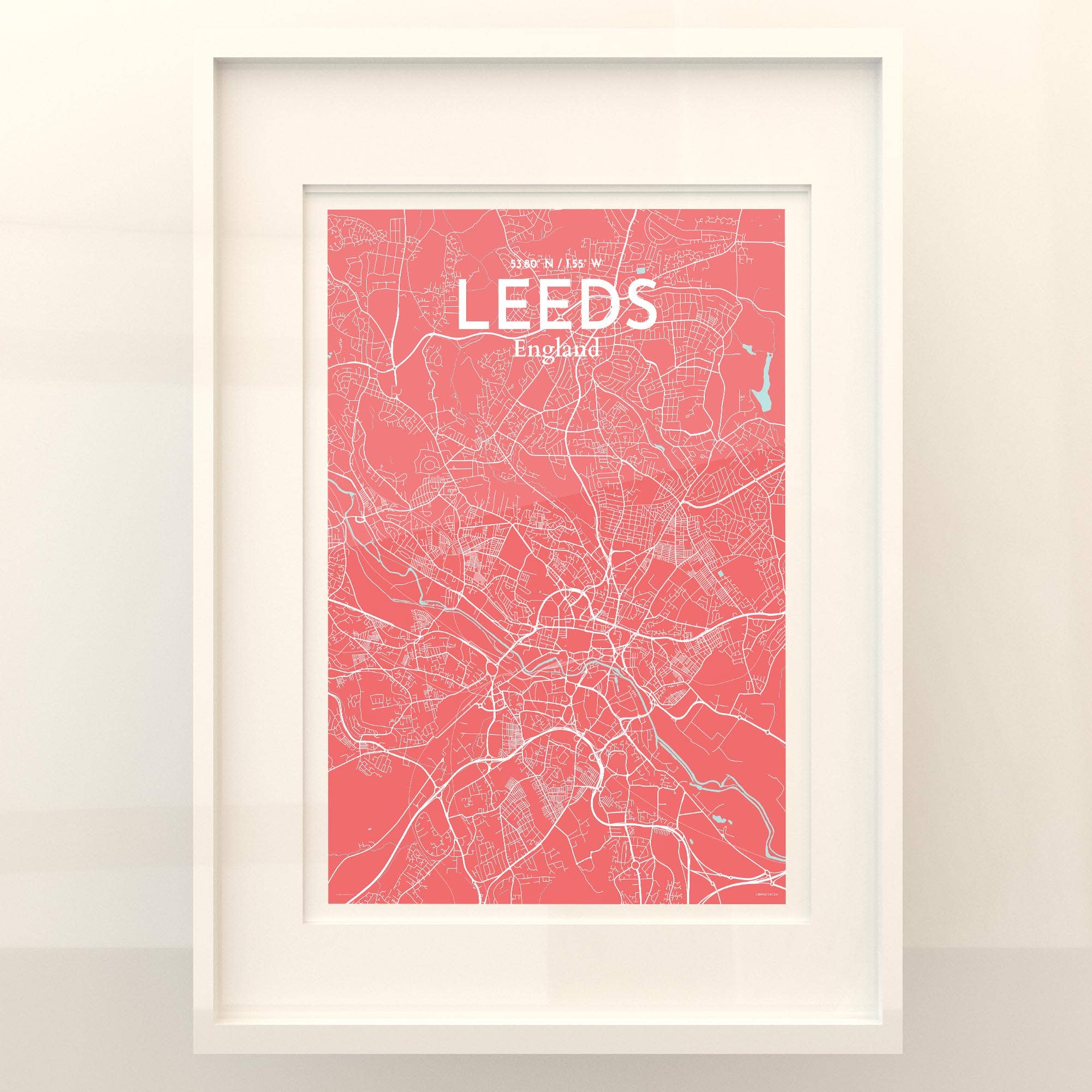OurPoster.com – wholesale Poster – Leeds karta affisch246