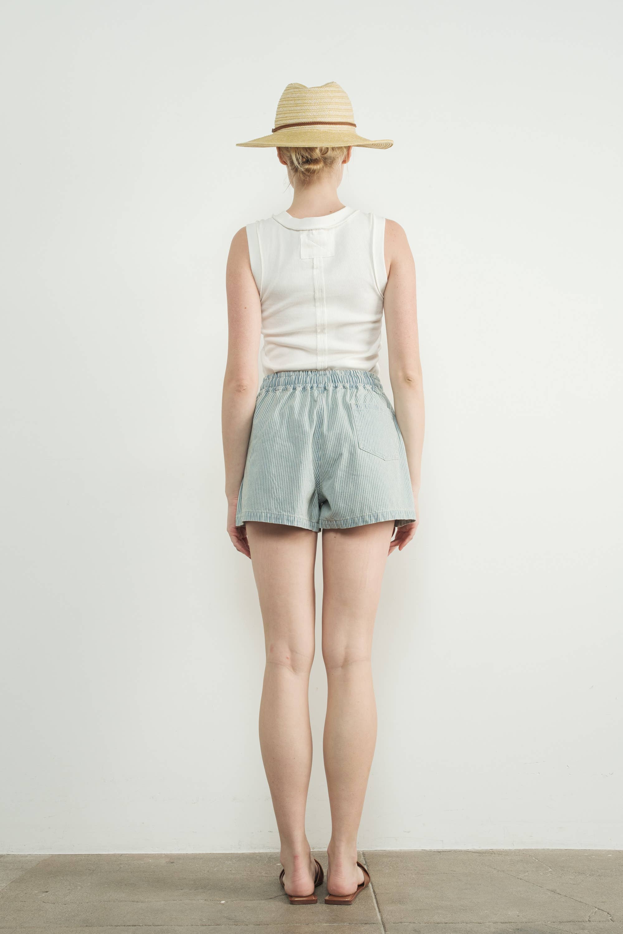 Aaron & Amber - Wholesale Knee Sleeve - MAT3232 RIBBED JERSEY INSIDE OUT TANK16