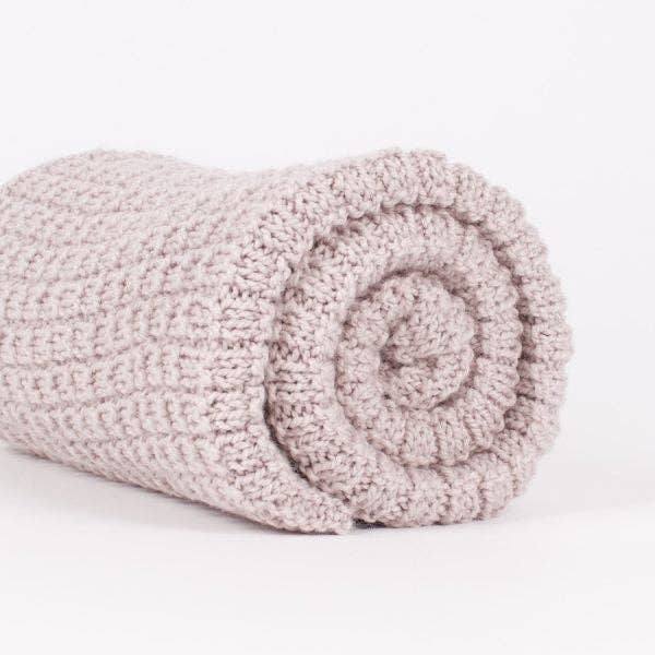 Wool Couture Company – Artigos de tricô/crochê por atacado – Kit de tricô para cobertor de bebê waffle6