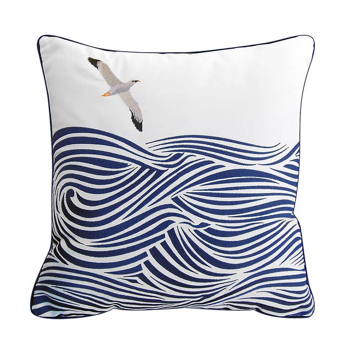 Albatross Indoor/Outdoor Throw Pillow for wholesale by Rightside Design