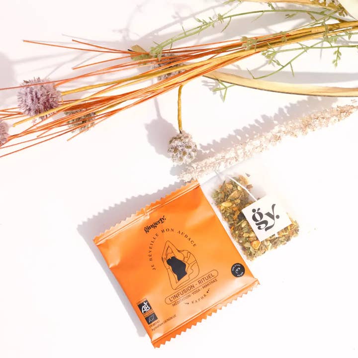 Gingerly - Wholesale Health/Detox Tea - Organic Infusion-Ritual, MIX 120 bags 6 recipes