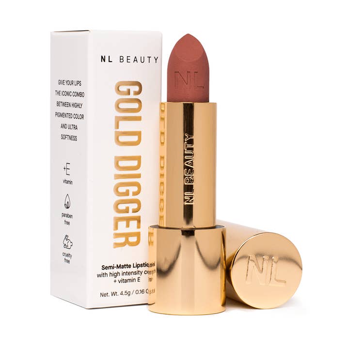 Langvarig semi-mat fløjl læbestift - 02 SUGAR BABY for engroshandel hos NL Beauty