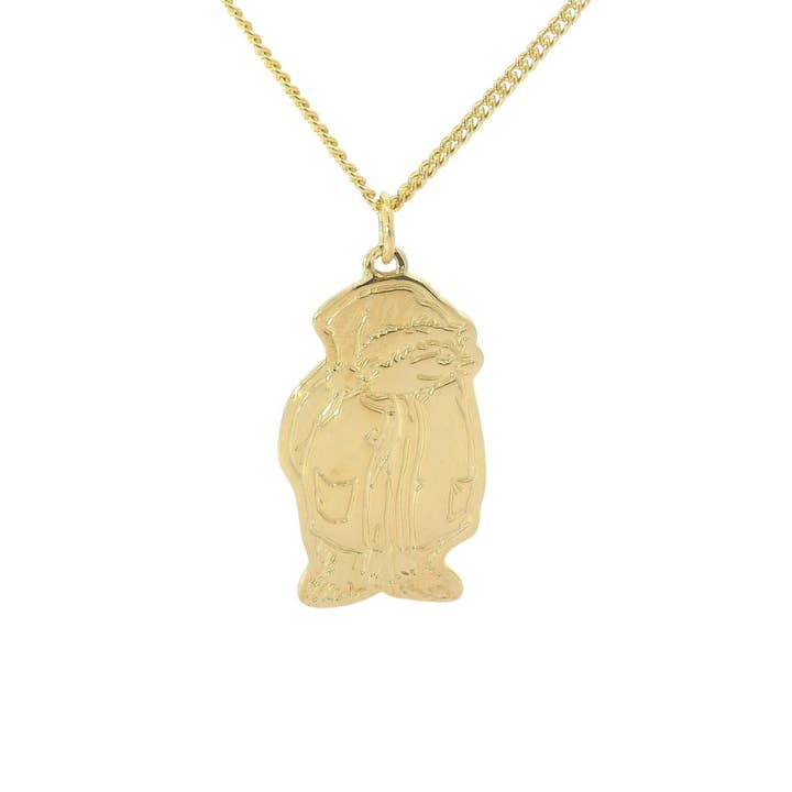 Paddington™ Necklace with Santa Hat (18ct Gold Vermeil) for wholesale by LICENSED TO CHARM