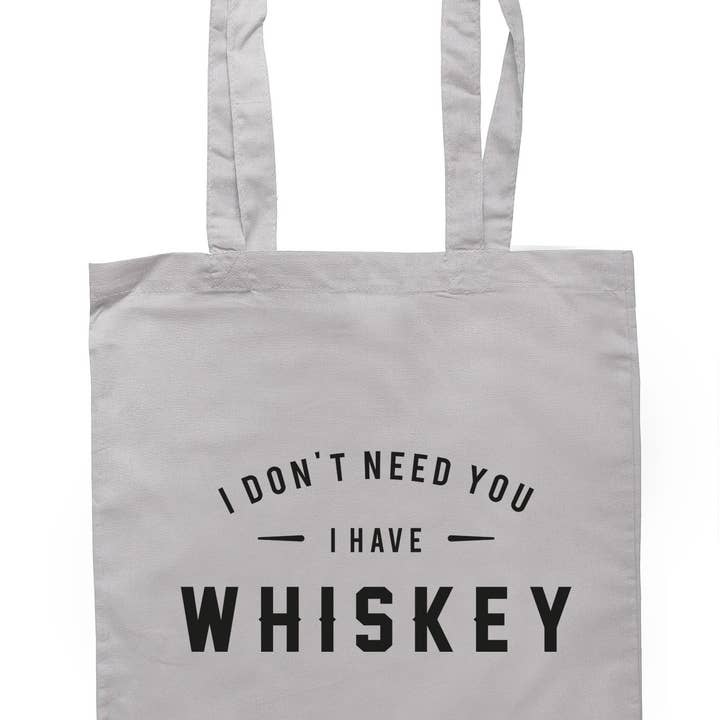 Illustrated Identity – Sacola - Unissexo por atacado – Eu não preciso de você, tenho sacola de uísque TB05863