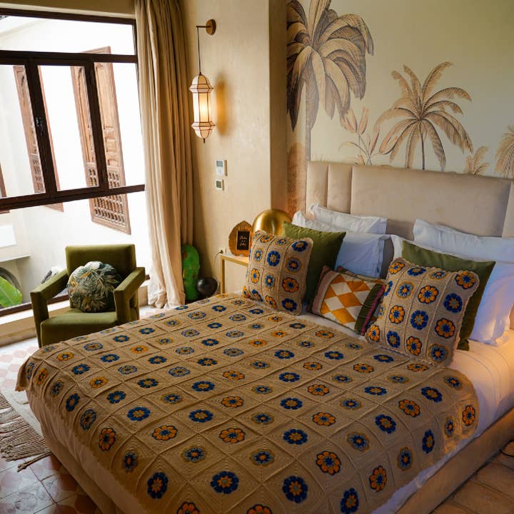 Sahara Crochet Blanket for wholesale by ZESS HOME