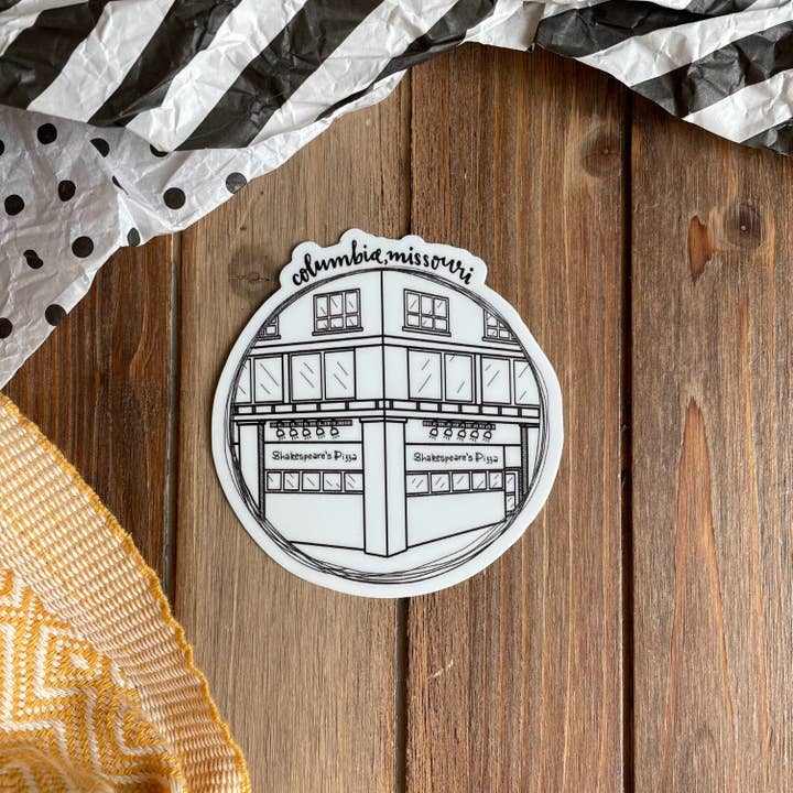 DoodleStation - Wholesale Sticker - Columbia, Missouri Landmarks - Vinyl Stickers7