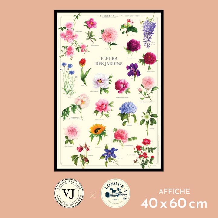 Garden Flowers - Poster for wholesale by Longue-vue