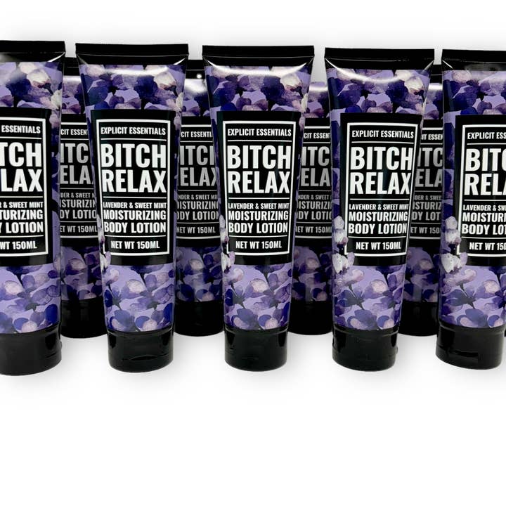 Explicit Essentials - Wholesale Hand & Body Lotion - Bitch Relax Lotion, Lavender Lotion, Hand and Body Lotion