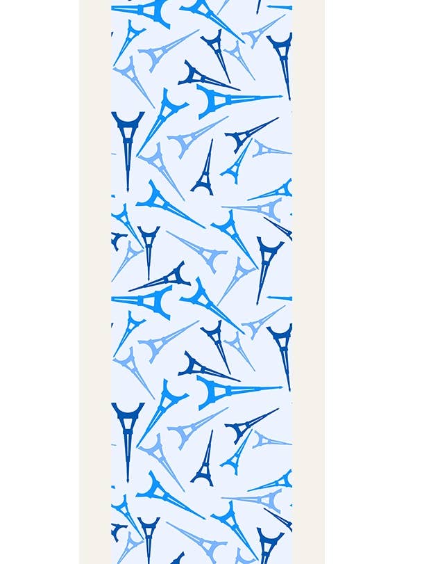 140 scarf - Eiffel Tower - Shadows for wholesale by Brochier Soieries