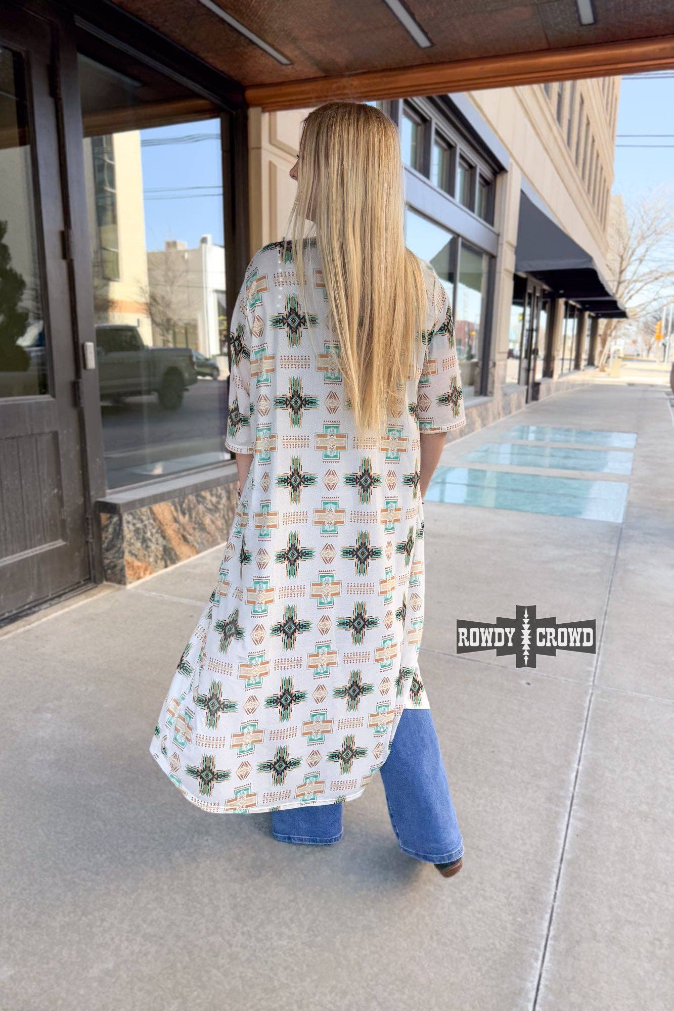 Rowdy Crowd Clothing - Wholesale Kimono - Women's - Broken Bow Duster2