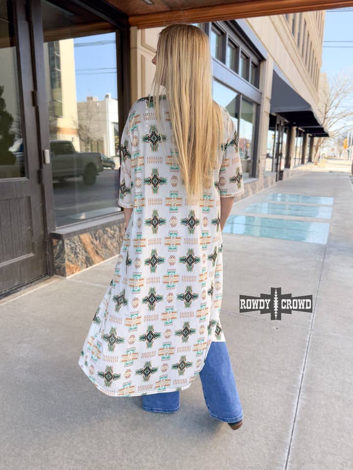 Rowdy Crowd Clothing - Wholesale Kimono - Women's - Broken Bow Duster2