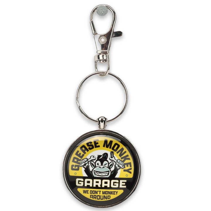 Open Road Brands, LLC - Wholesale Keychain - Unisex - Grease Monkey Acrylic Keychain