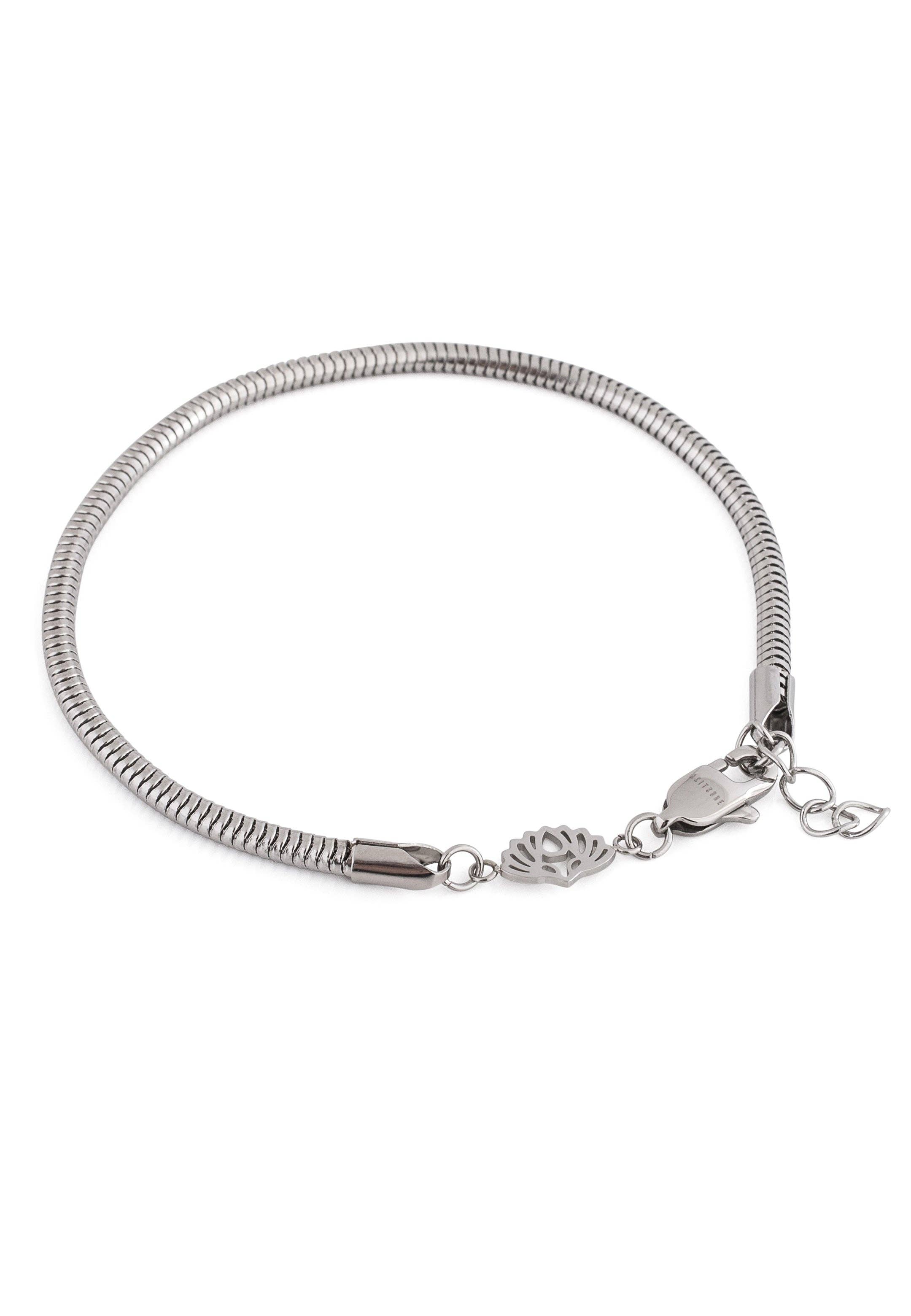 Blackskies - Wholesale Link & Chain Bracelet - Serpent Snake Chain Link Bracelet Silver 3 mm5