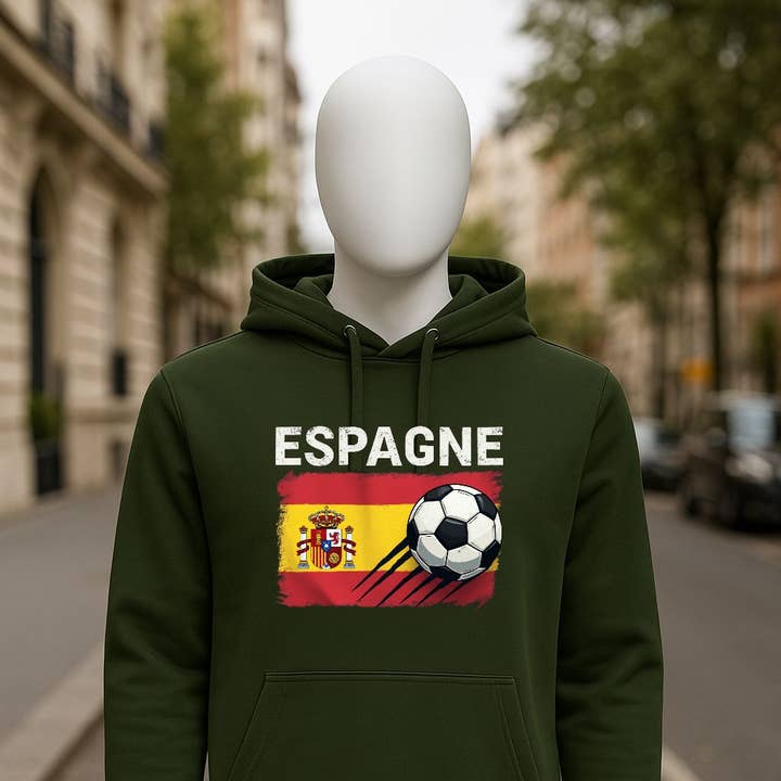 Dark green hoodie for wholesale by fabrica personalizacion