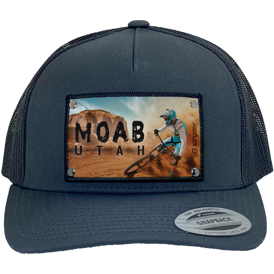 Stryder Gear - Vendita all'ingrosso Cappellino  da camionista - Unisex - Bicicletta Moab Turquoise Mtn YP6506 Antracite0