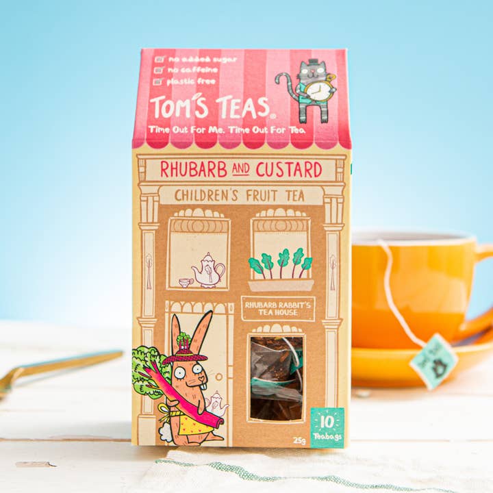 Rabarber och vaniljsås - barns fruktte för wholesale av Tom's Teas