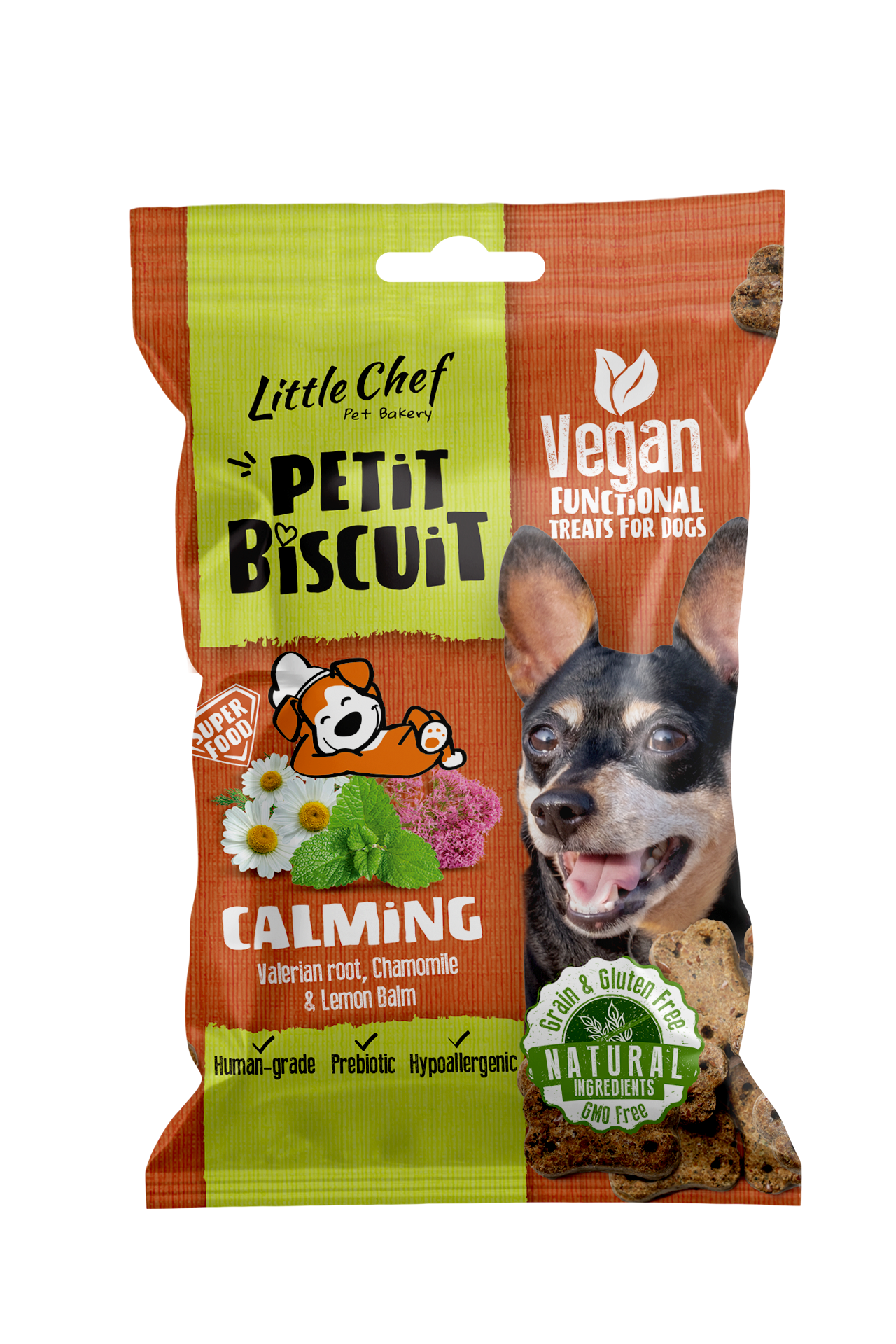 United Pet Brands - Wholesale Pet Treats - Dog - Vegan Natural Functional Treats Calming Grain-Free-100g6