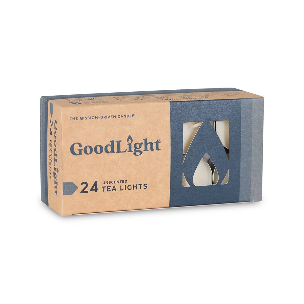 GoodLight Natural Candles - Wholesale Tea Light Candles - Unscented Tea Light Candles | 24-Count Box4