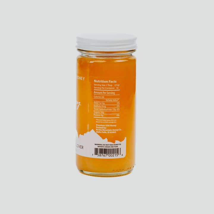 Rocky Mountain Honey Co. - Wholesale Honey - Teton Valley High Mountain Clover Honey 12oz1