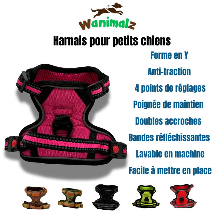 Imbracatura per cani piccoli per la vendita all'ingrosso da parte di Wanimalz